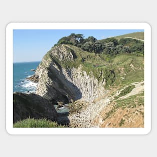 Stair Hole, Lulworth Cove, Dorset Sticker